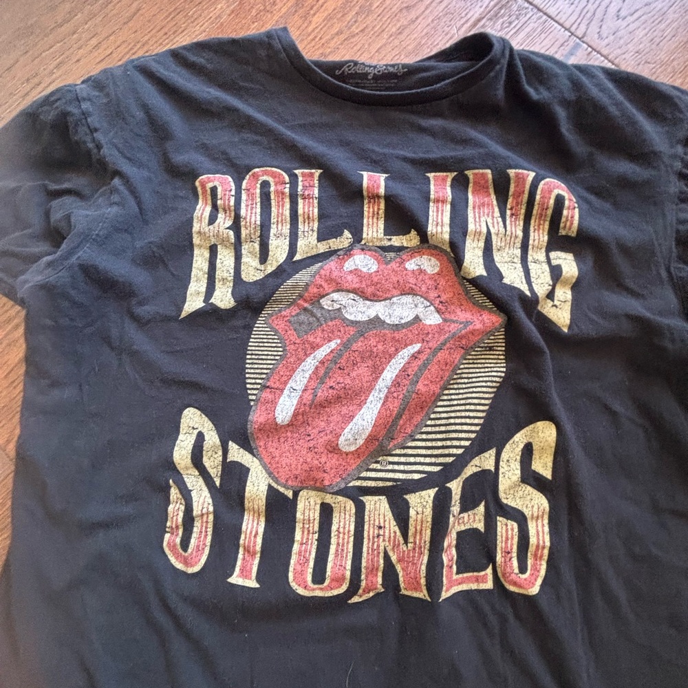 The Rolling Stones Black and Red Kids Tee